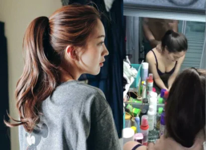 Gái chổng đít ra để cho anh nhét vào